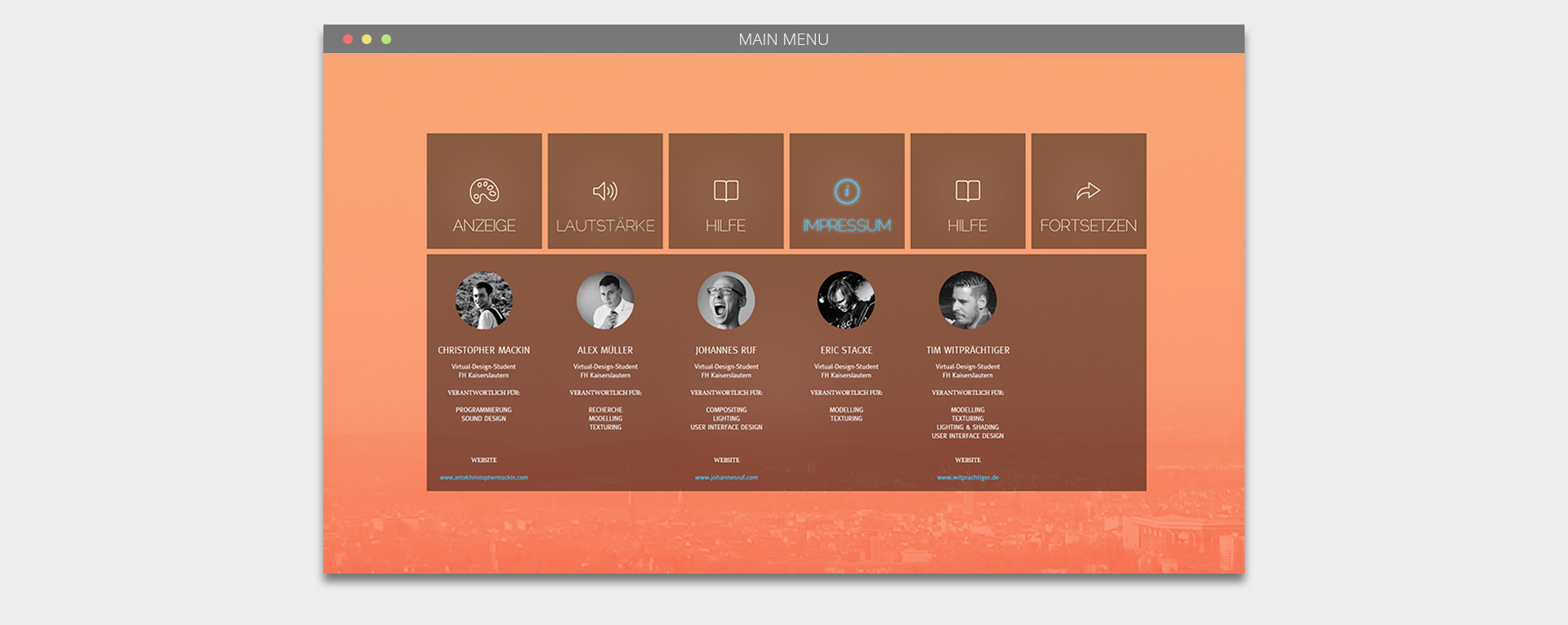 Humberg App UI