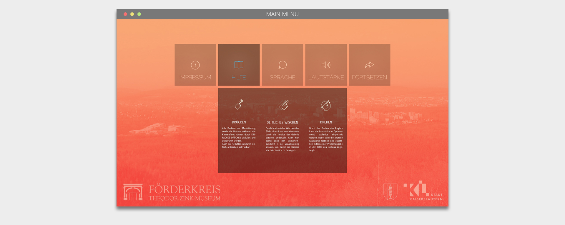Humberg App UI