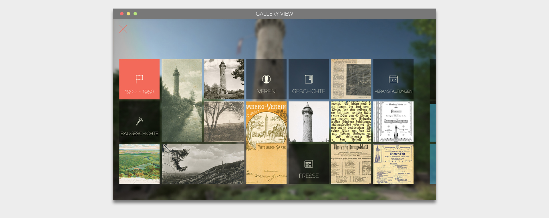 Humberg App UI